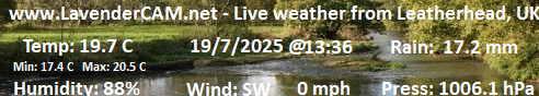 Live Leatherhead weather and cam.
